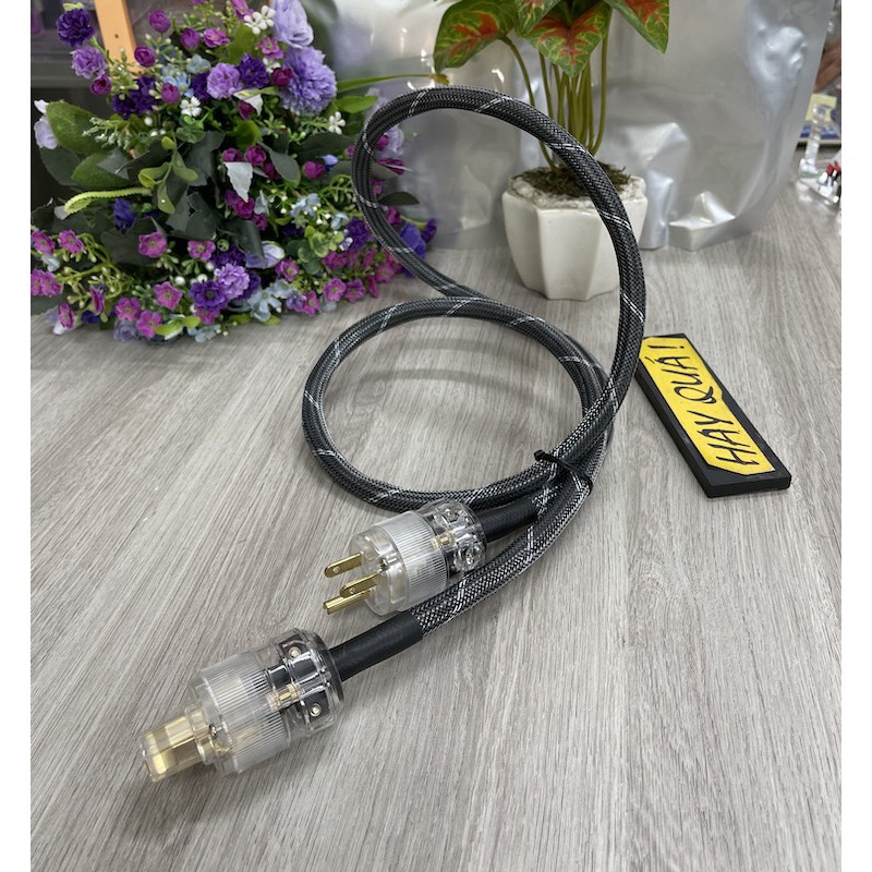 Dây nguồn 4 lõi - Dây nguồn Mỹ - Teflon Silver Plated Copper Wire