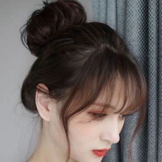 Tóc giả búi tỏi cao cấp siêu xinh