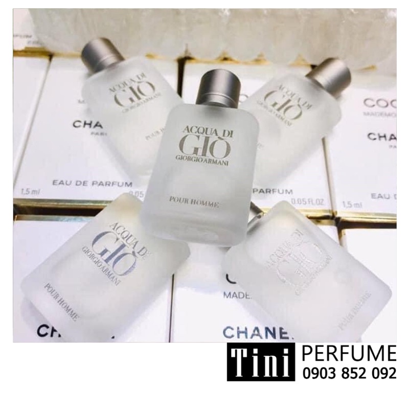 Nước hoa mini gio trắng 5ml không hộp giá sỉ