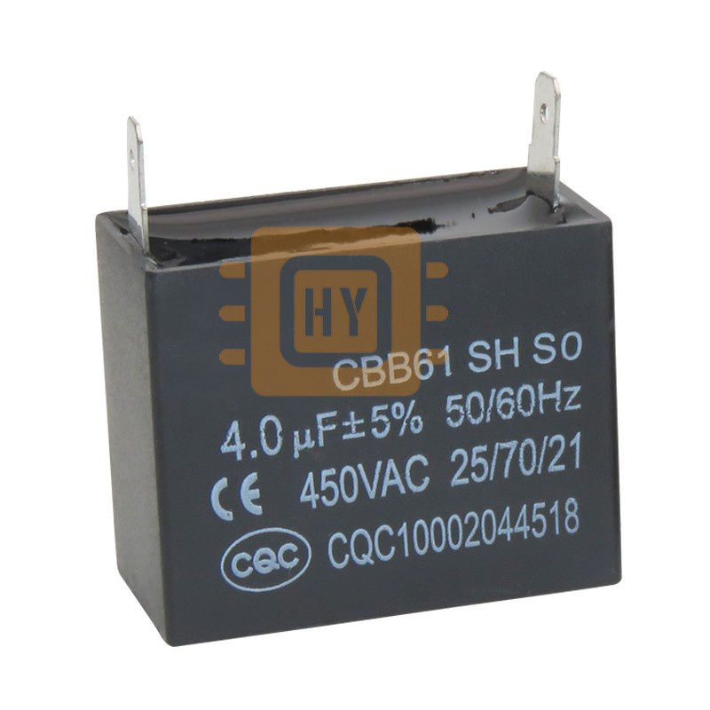 Tụ Khởi Động Quạt Máy Điều Hòa Cbb61 1uf / 1.5 / 2 / 3 / 3.5uf 450v