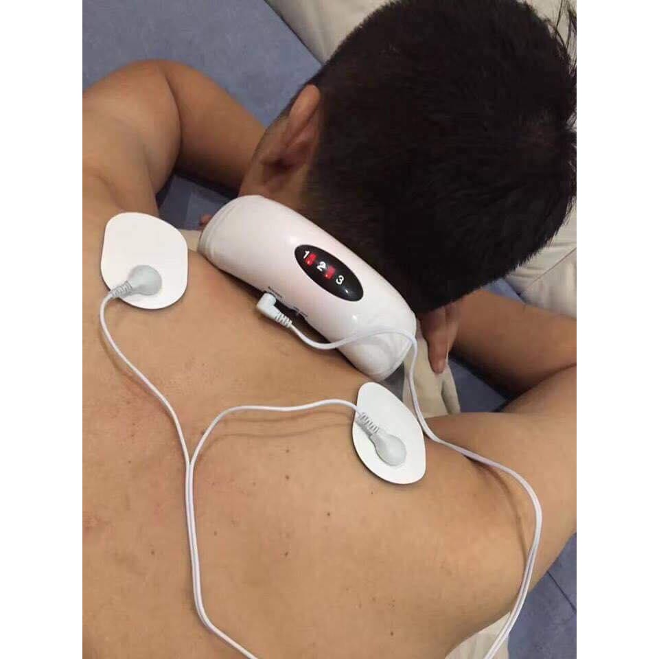 Máy Massage Điện Xung Cổ Vai Gáy 3D Thế Hệ Mới - GIảm Đau Nhức Cổ Vai Gáy