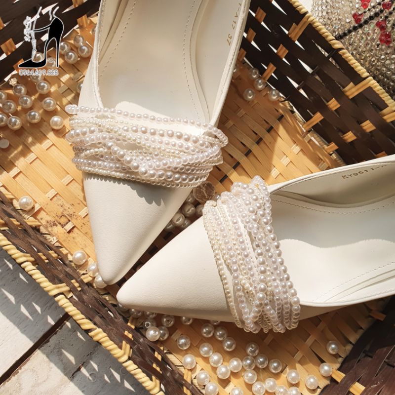 Giày Cưới Cô Dâu Vintage- Hình Ảnh Thực Tế L'Tây