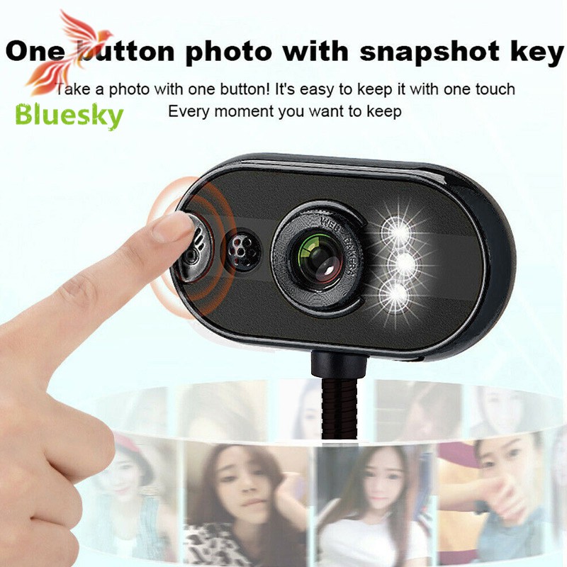 Webcam Hd Với Mic Hỗ Trợ Quay Đêm Cho Máy Tính | BigBuy360 - bigbuy360.vn
