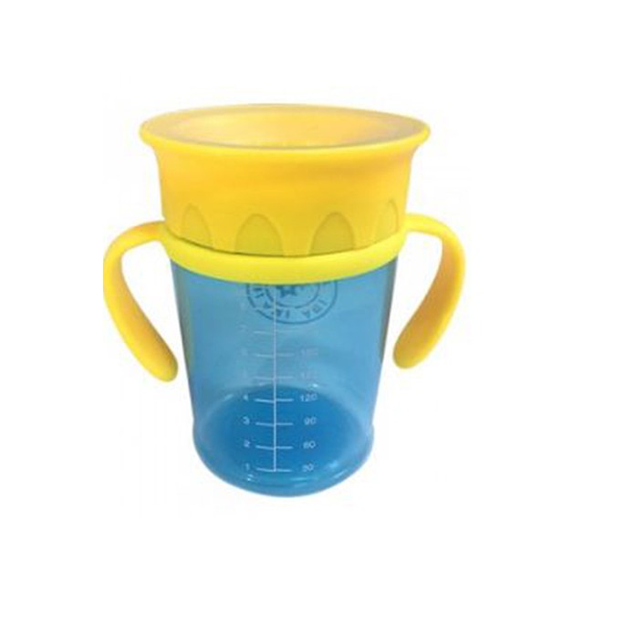 Cốc tập uống chống tràn 360 độ 250ml AMI V047 ( màu ngẫu nhiên)