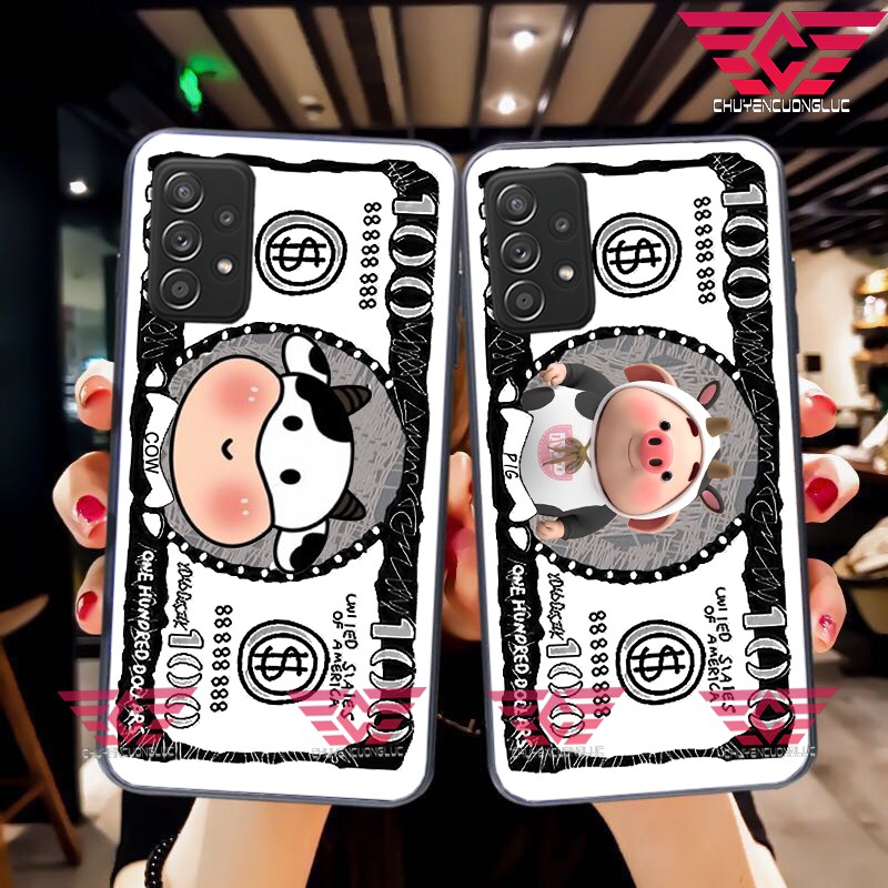 ỐP LƯNG SAMSUNG A02S/ A21S/ A70/ NOTE 10 LITE/ A20/ A30/ A7 2018 ĐÔ LA DỄ THƯƠNG BẰNG KÍNH