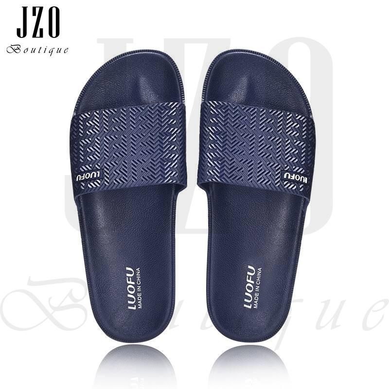 Dép lê chữ F nam nữ quai ngang LUOFU 1185 - Hàng công ty siêu êm