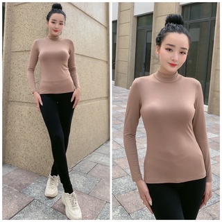 [HOT] Combo 2 ÁO GIỮ NHIỆT NỮ BEFUL CỔ 5P (inbox chọn màu)