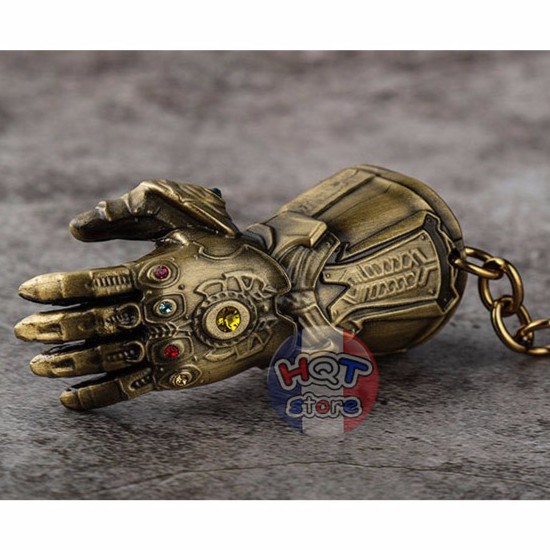 Mô Hình Móc khóa Găng Tay Vô Cực Thanos Infinity War Avengers Infinity Gauntlet 6.5 cm