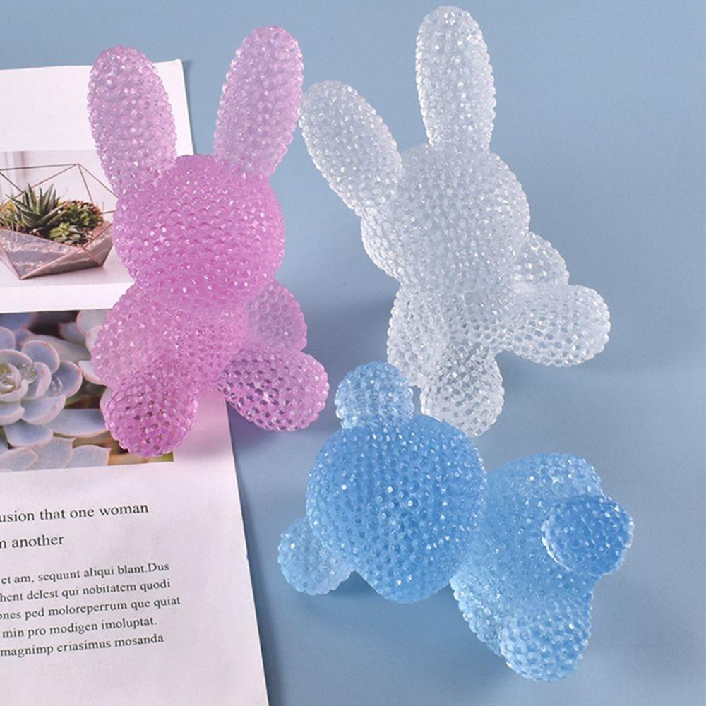 AUGUSTINA Khuôn Silicone Làm Nến Thủ Công Bằng Resin Bền Hình Gấu Thỏ
