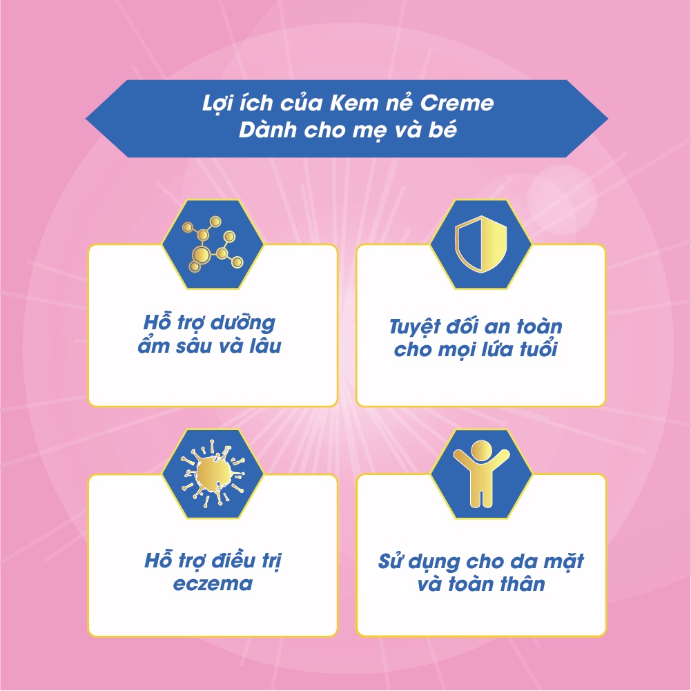 Kem Nẻ Giữ Ẩm Dexeryl Crème (Glycerol Vaseline Paraffine) - Pháp (50g+250g) dưỡng da an toàn hiệu quả cho bé và gia đình