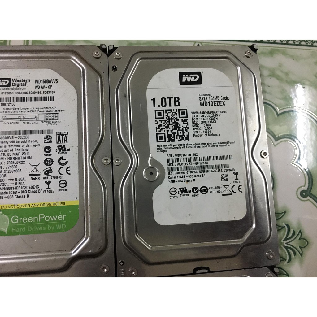 Ổ cứng 1Tb đã kiểm tra bằng 3 phần mềm, sức khoẻ 90-99%