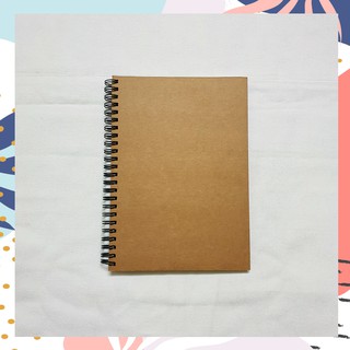 Sổ Gáy Lò Xo Mini Bỏ Túi Bìa Kraft - Size A6