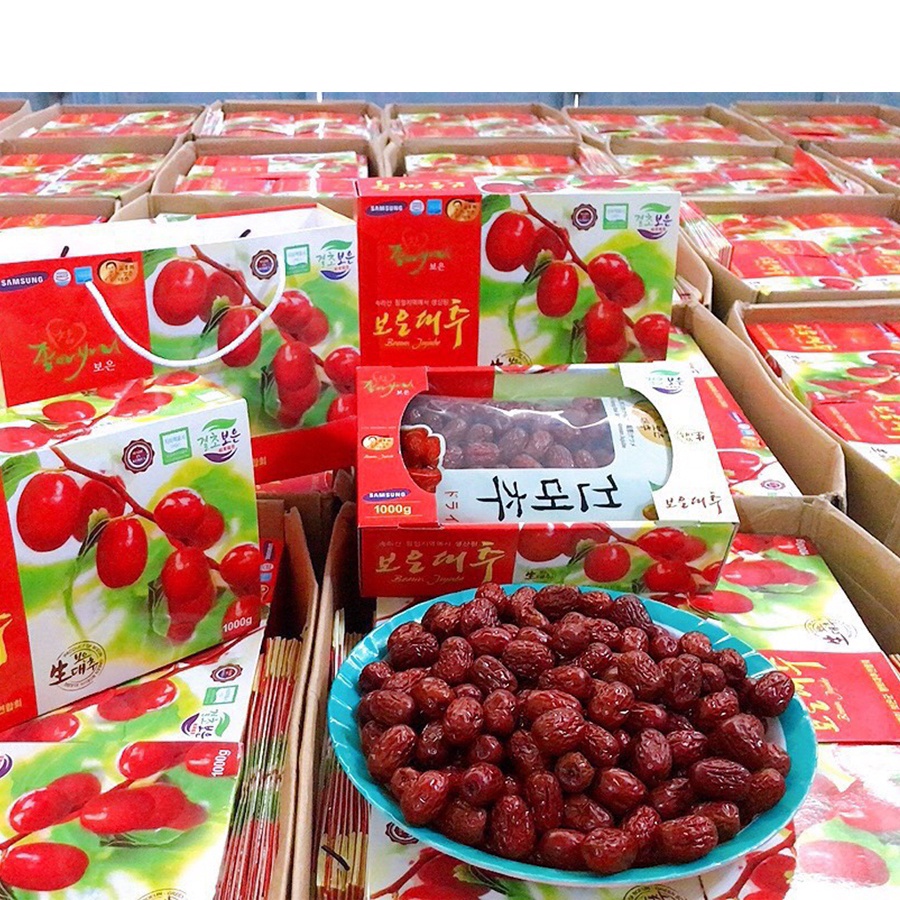 Táo Đỏ Hàn Quốc Sấy Khô Loại 1 (Tặng kèm túi) Hàng loại 1 1Kg