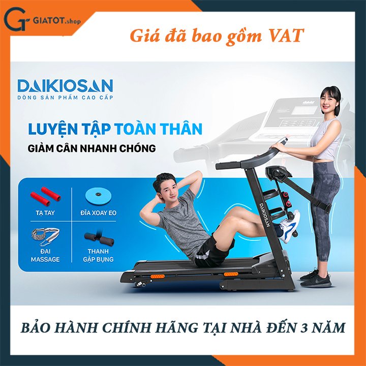 Máy chạy bộ đa năng chính hãng Daikiosan DVCB-00004