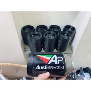 Pô AR AustinRacing full carbon và bạc