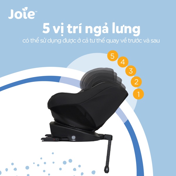 Ghế Ngồi Ô Tô Trẻ Em Joie Spin 360 Ember