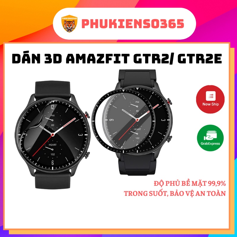 Miếng Dán Bảo Vệ Màn Hình Bằng TPU Mềm Siêu Mỏng Cho Đồng Hồ Thông Minh Huami Amazfit GTR 2, GTR 2e 3D