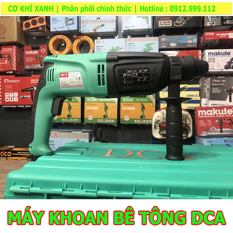 Máy khoan 3 chức năng chính hãng DCA, máy khoan bê tông AZC05 -26B