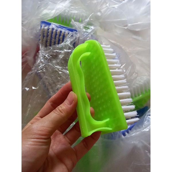 Bàn chải chà chân, bàn chải giặt đồ lông mềm có tay cầm