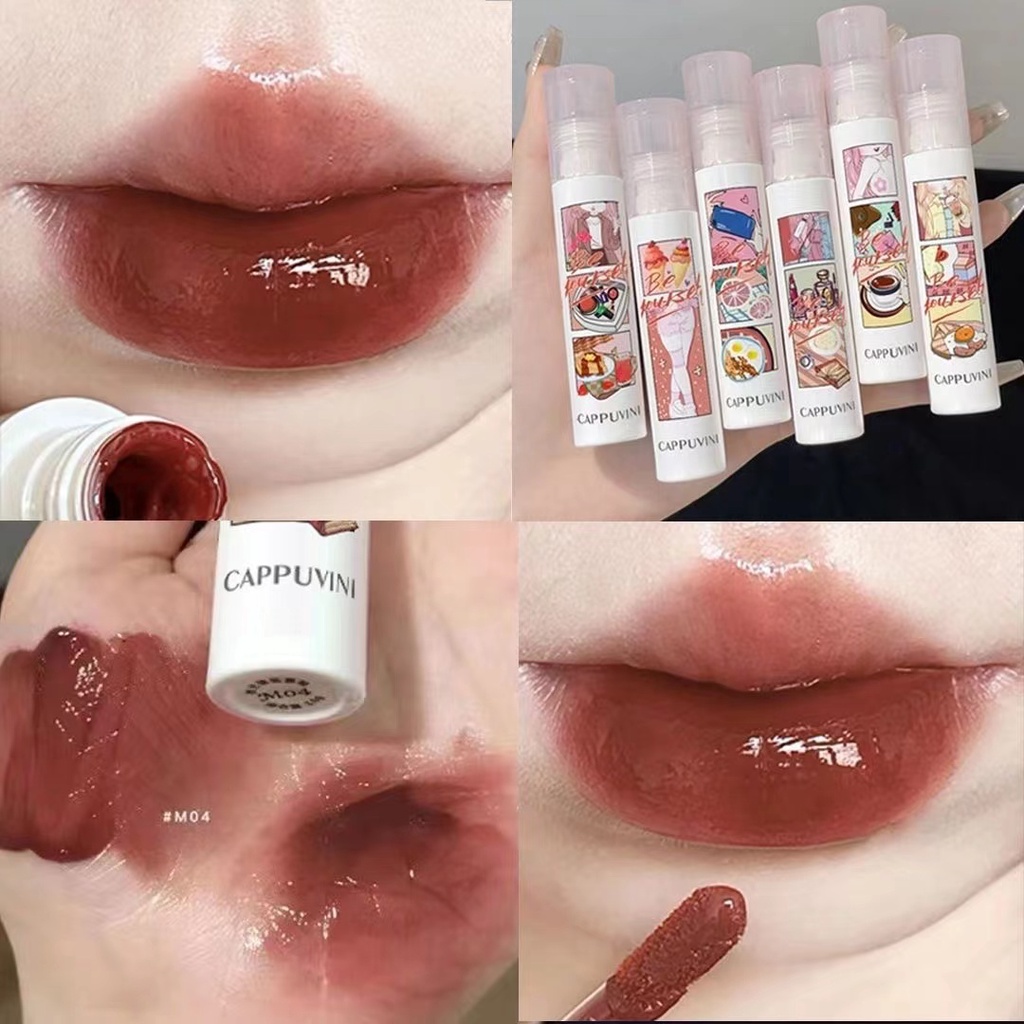 son bóng nội địa trung giá rẻ CAPPUVINI Daimanpu Dưỡng Ẩm Tiện Dụng Chất Lượng Cao