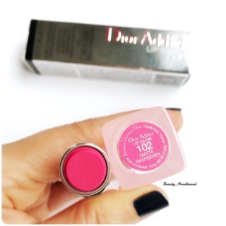 Son Dior Addict Lip Matte Glow lâu trôi, dưỡng ẩm mềm môi #102 Raspberry