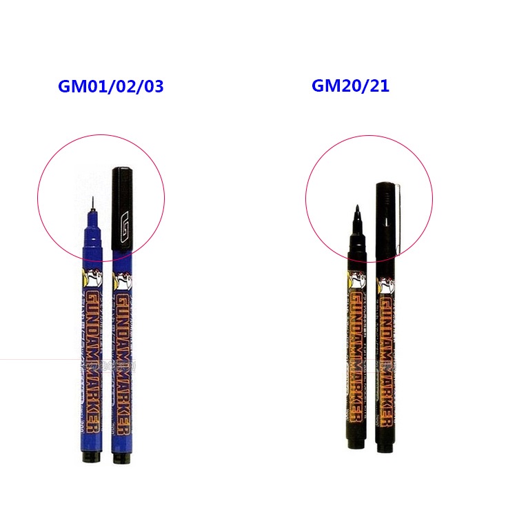 Bút kẻ lằn - kẻ line Gundam Marker GM01-02-03-20-21