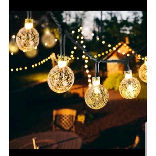 Dây đèn led trang trí cherry Ball vàng nắng