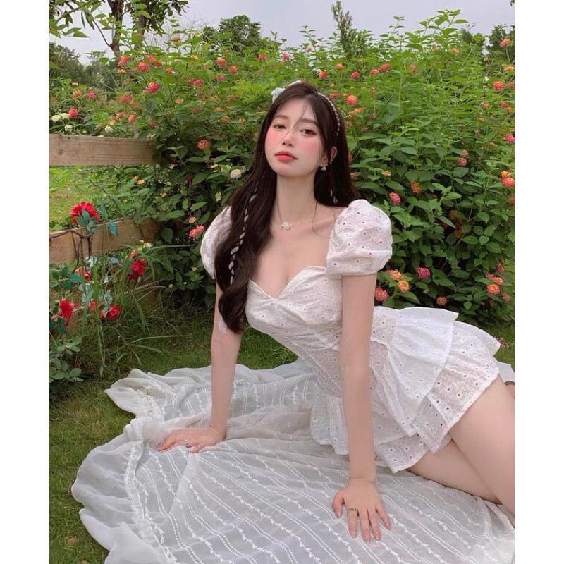 ĐẦM CÚP NGỰC TAY PHỒNG PHONG CÁC HÀN