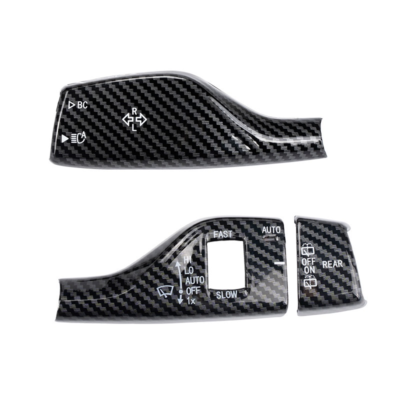 Miếng Dán Trang Trí Công Tắc Đèn Xi Nhan Xe Hơi BMW G20 G30 G01 G11 F48 F39 F40