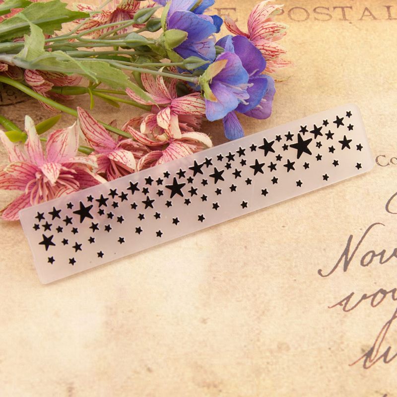Khuôn Dập Nổi Họa Tiết Ngôi Sao Dùng Làm Thẻ Scrapbook