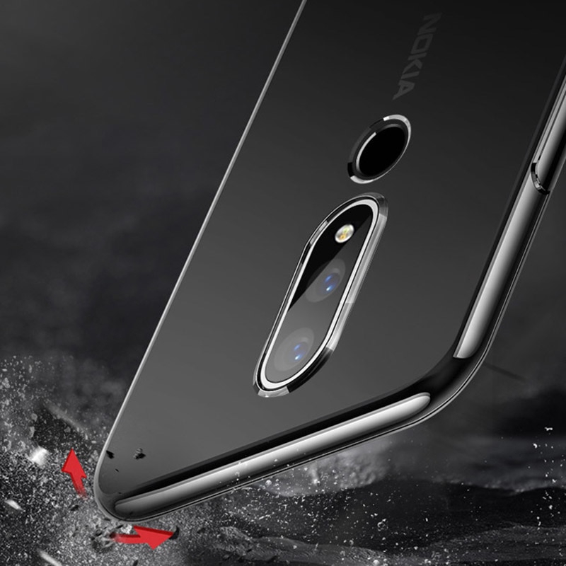 Ốp điện thoại tpu trong suốt dành cho nokia x6 x7 x5 3.1 5.1 8.1 6.1 plus 5 6 8 1 2 3 7 plus