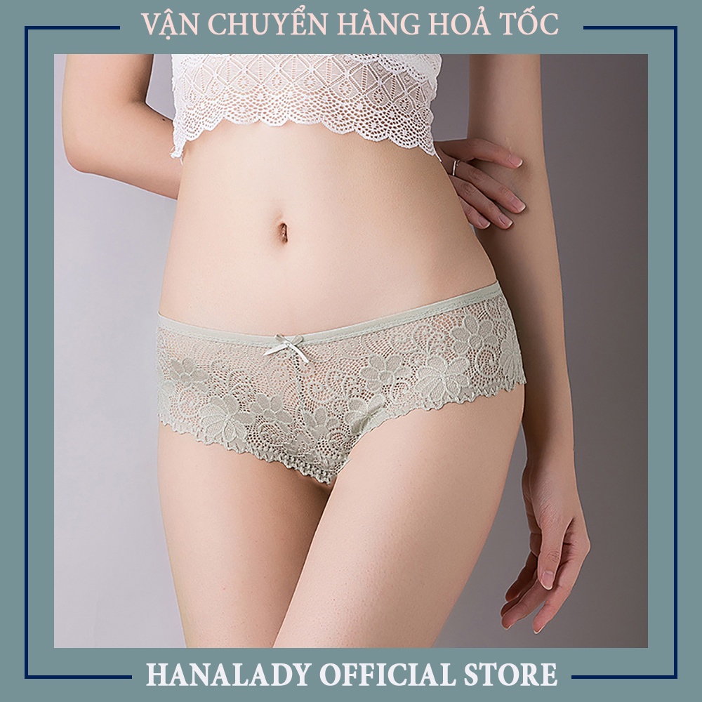 Quần lót ren nữ tôn dáng gợi cảm tone màu pastel hiện đại - Quần chip sexy nội y L089