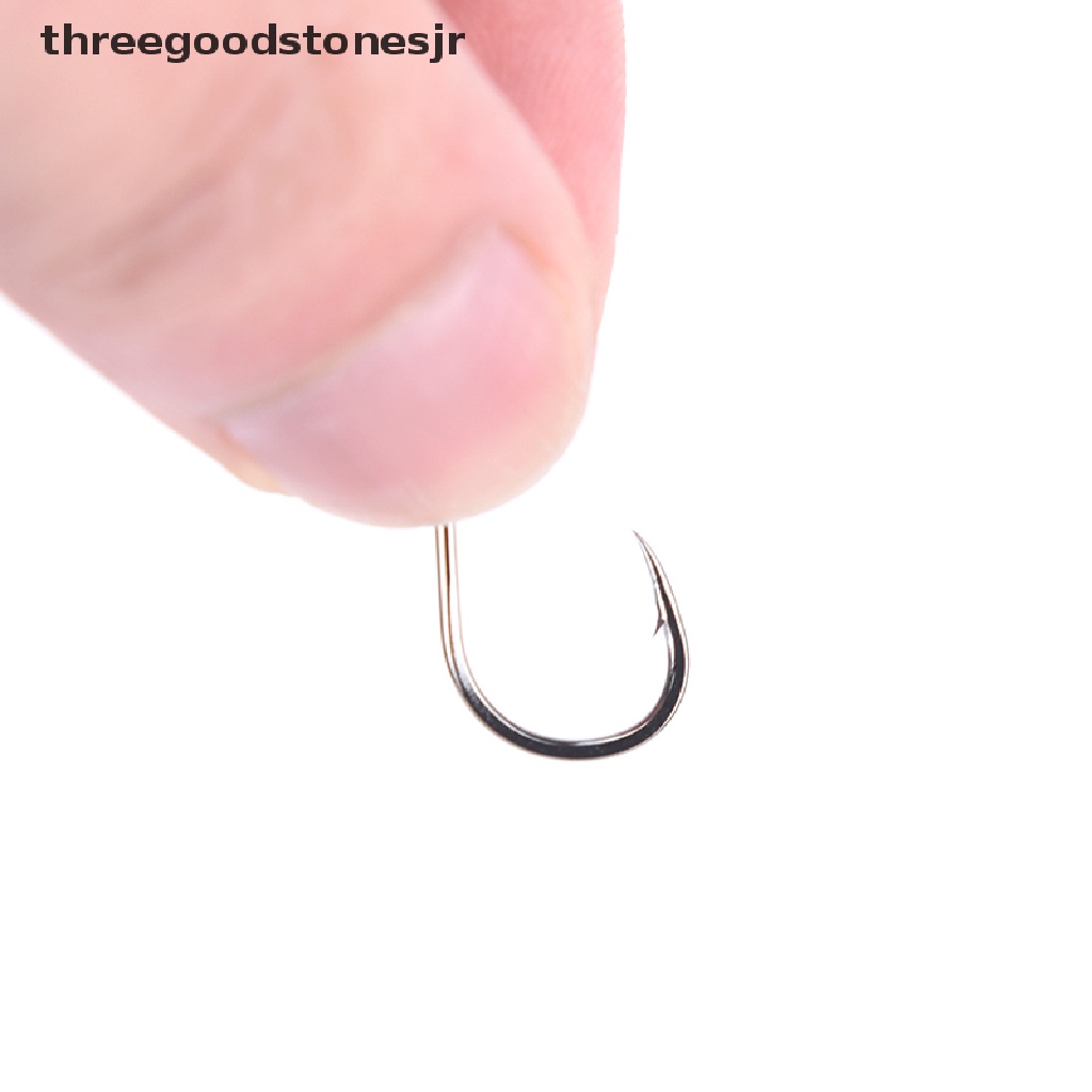 Set 100 Lưỡi Câu Cá Bằng Thép Không Gỉ Chất Lượng Cao