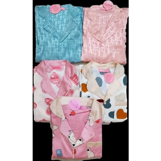 Bộ đồ ngủ Pijama lụa cao cấp mềm mát mặc nhà. Pyjama lụa mặc nhà cộc đùi