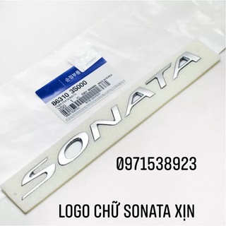 Logo sonata dán đuôi xe hyundai sonata hàng xịn cao cấp 863103s010