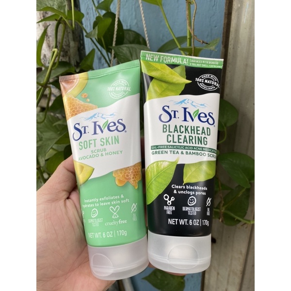 Sữa rửa mặt tẩy tế bào chết sạch da ngừa mụn St.Ives 170g Chính Hãng