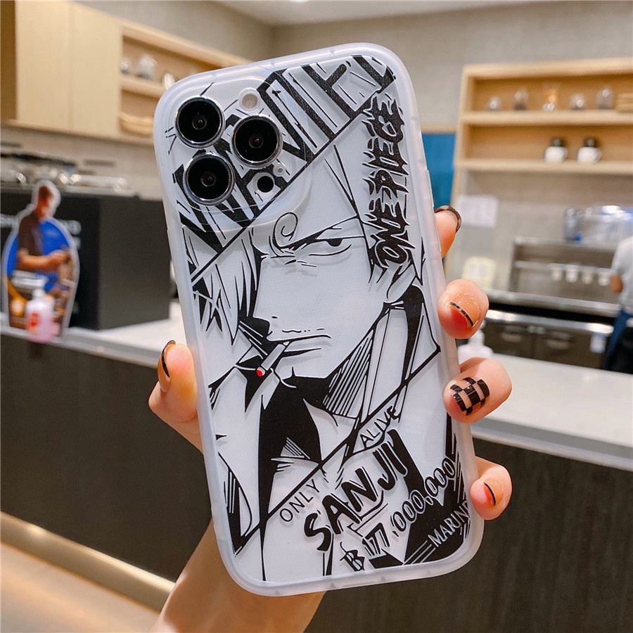 Ốp Điện Thoại Silicon Hình ace & sanji Cho iphone 15 pro max 14 pro max 14 plus 13 pro max 12 pro max 11 pro max x xr xs max 7 8 plus