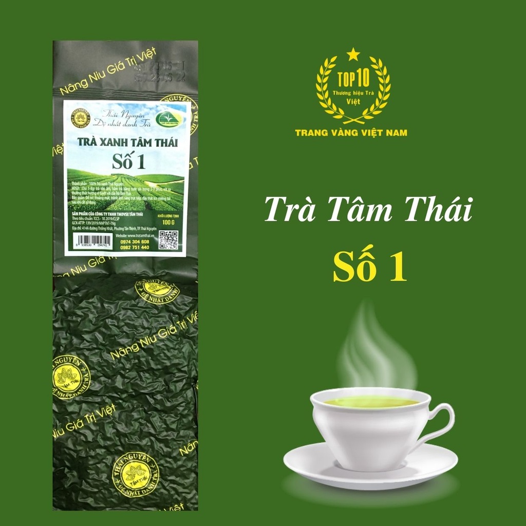 Trà Móc Câu Thái Nguyên 100g Trà Xanh Tâm Thái Số 1 Trà Tân Cương Đặc Biệt Chè Nõn Thái Nguyên