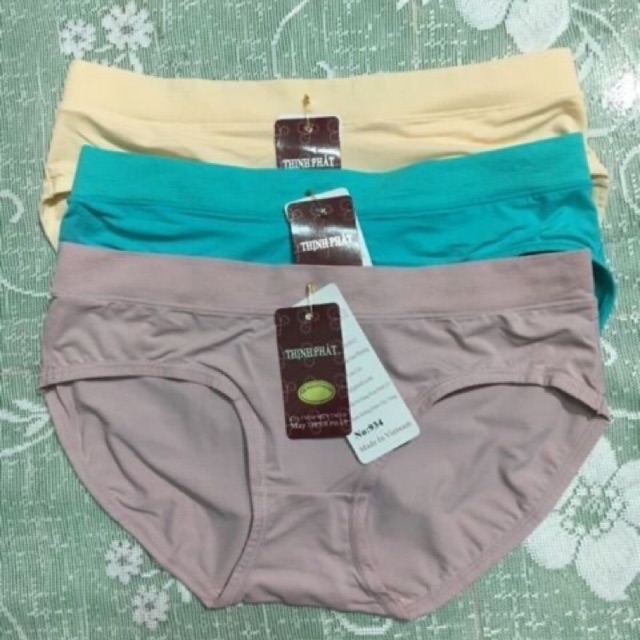Set 5 Quần lót nữ Thịnh Phát thun lạnh lưng cực êm, quần chíp nữ chất mát lạnh