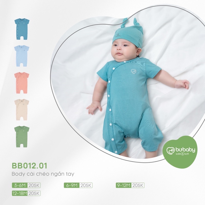 Bộ Body đùi BUBABY sợi tre Bambus cho bé 0M - 18M