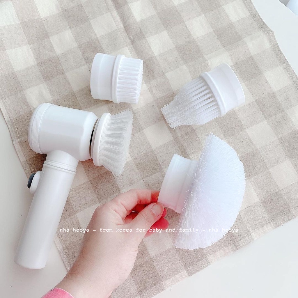 Máy cọ nhà vệ sinh, nhà tắm cao cấp không dây OHELLA NEOSPIN SCRUBBER