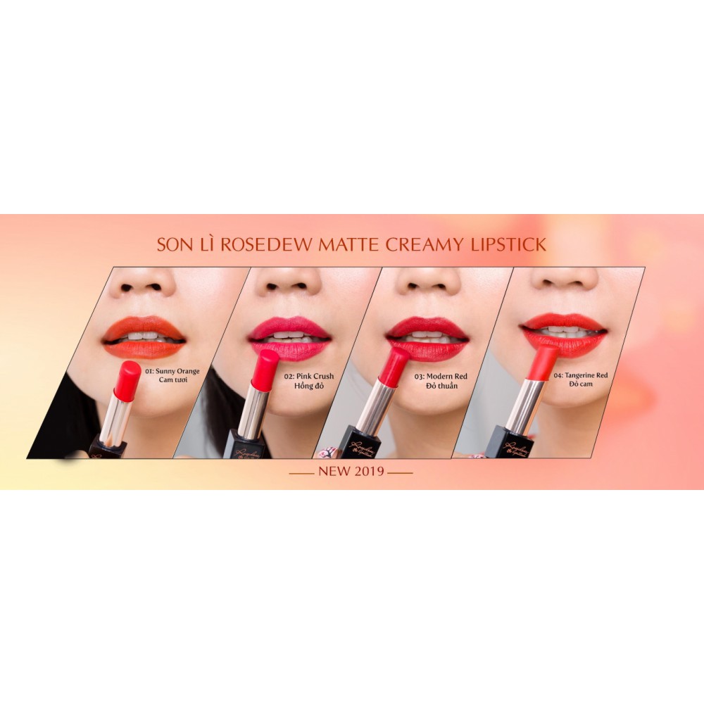 BEAUSKIN Son lì Rosedew Matte Creamy Lipstick