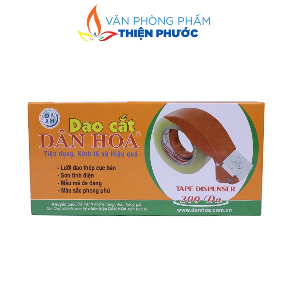 Cắt băng keo cầm tay sắt 5cm 200yard để bàn - Cắt băng keo lớn tiện dụng THIỆN PHƯỚC