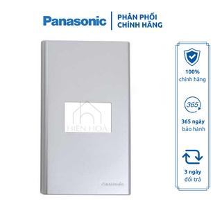 Mặt dùng cho 1/2/3/4/6 thiết bị, màu trắng ánh kim Panasonic dòng Wide Series