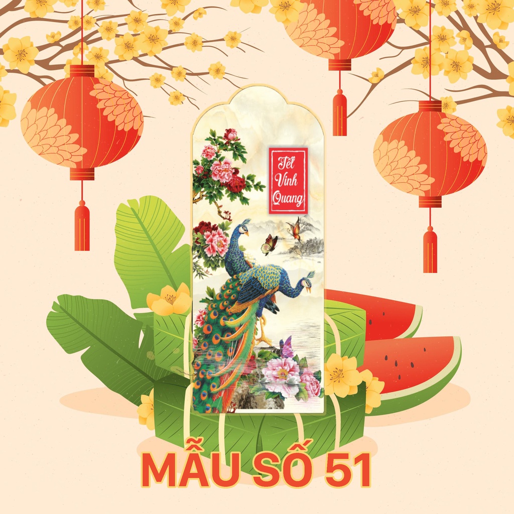 Lì xì Tết phong bao mừng tuổi năm mới nhiều mẫu mã đa dạng cực đẹp (HÀNG LOẠI 1)