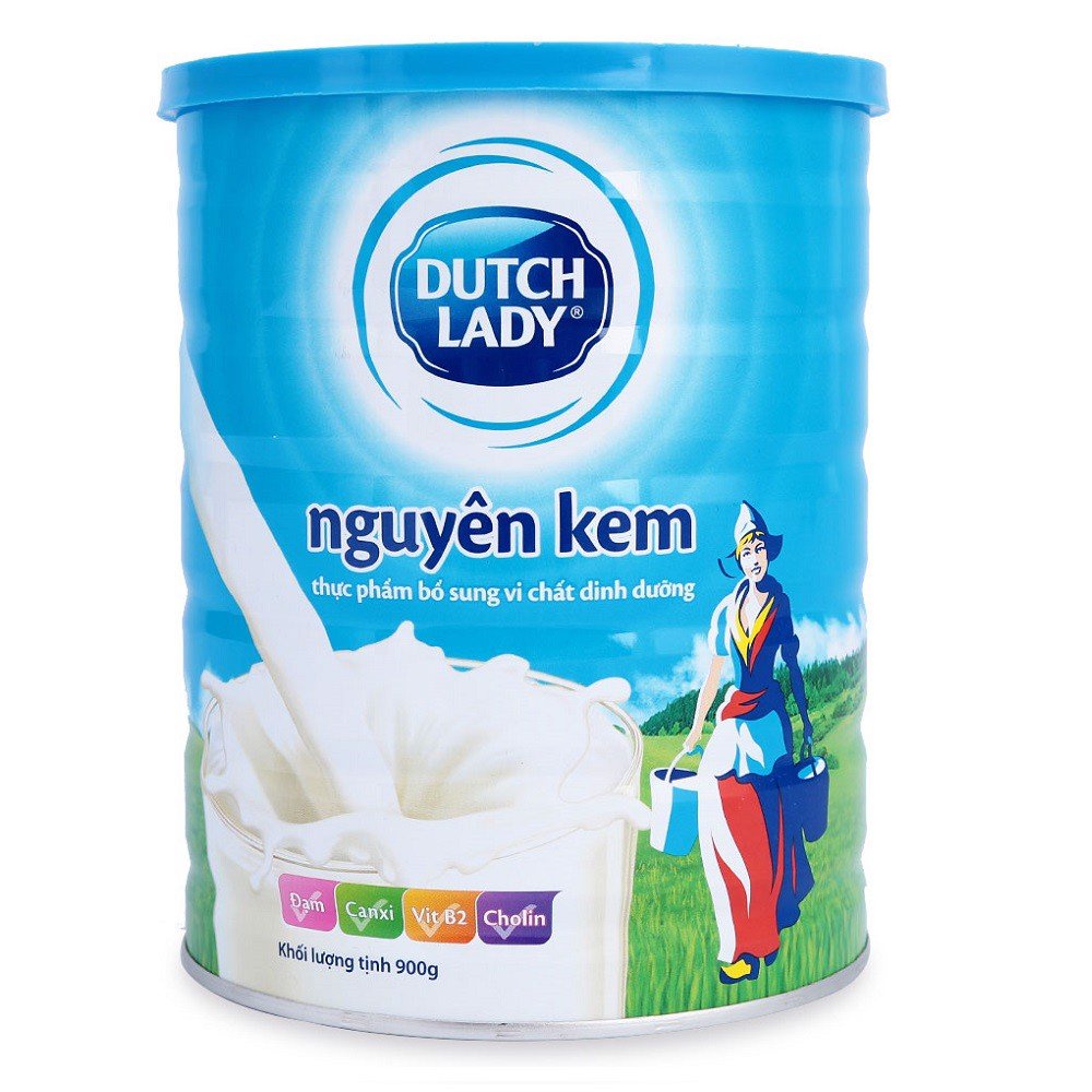 [Chỉ giao Hỏa Tốc TP Hà Nội] Sữa Bột Nguyên Kem Dutch Lady Lon 900g