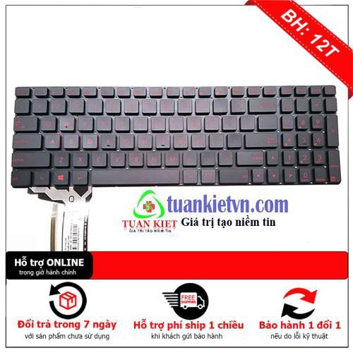 Bàn phím laptop ASUS GL552 GL552J GL552JX GL552V GL552VL GL552VX NSK-UPQBC01, 0KNB0-662CUS00