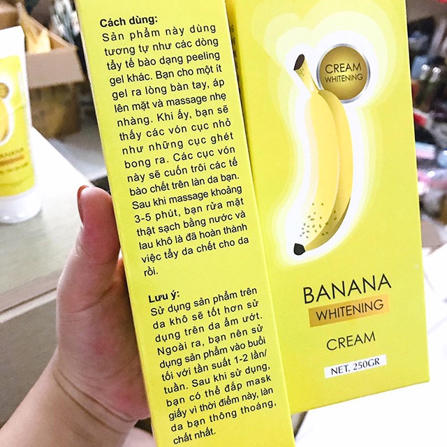 Gel Tẩy Da Chết Banana Cream Whitening 250g