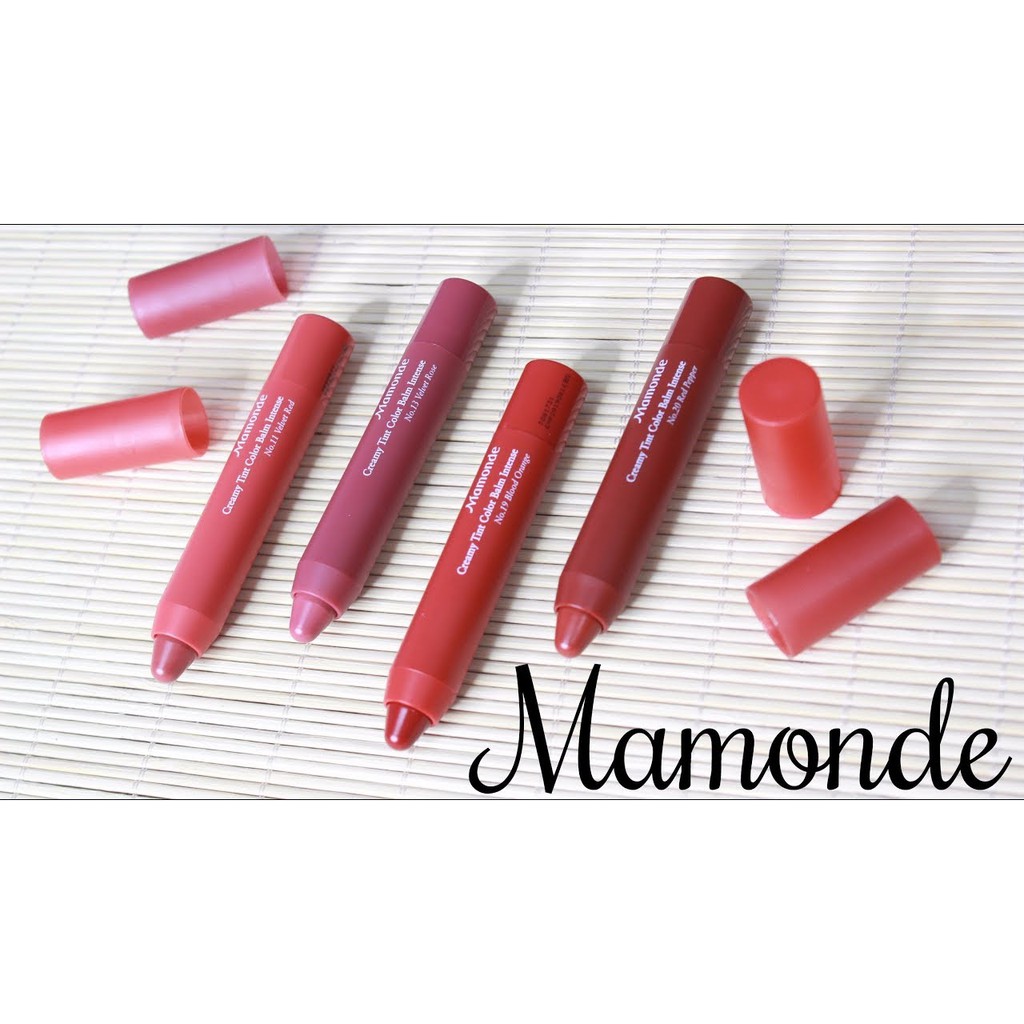 (Sẵn) Son Bút Chì Mamonde Creamy Tint Color Balm Intense Đủ Màu