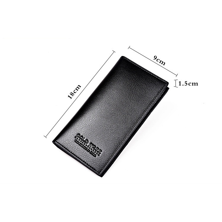 Ví da PU dáng dài thiết kế mới thời trang nam tính